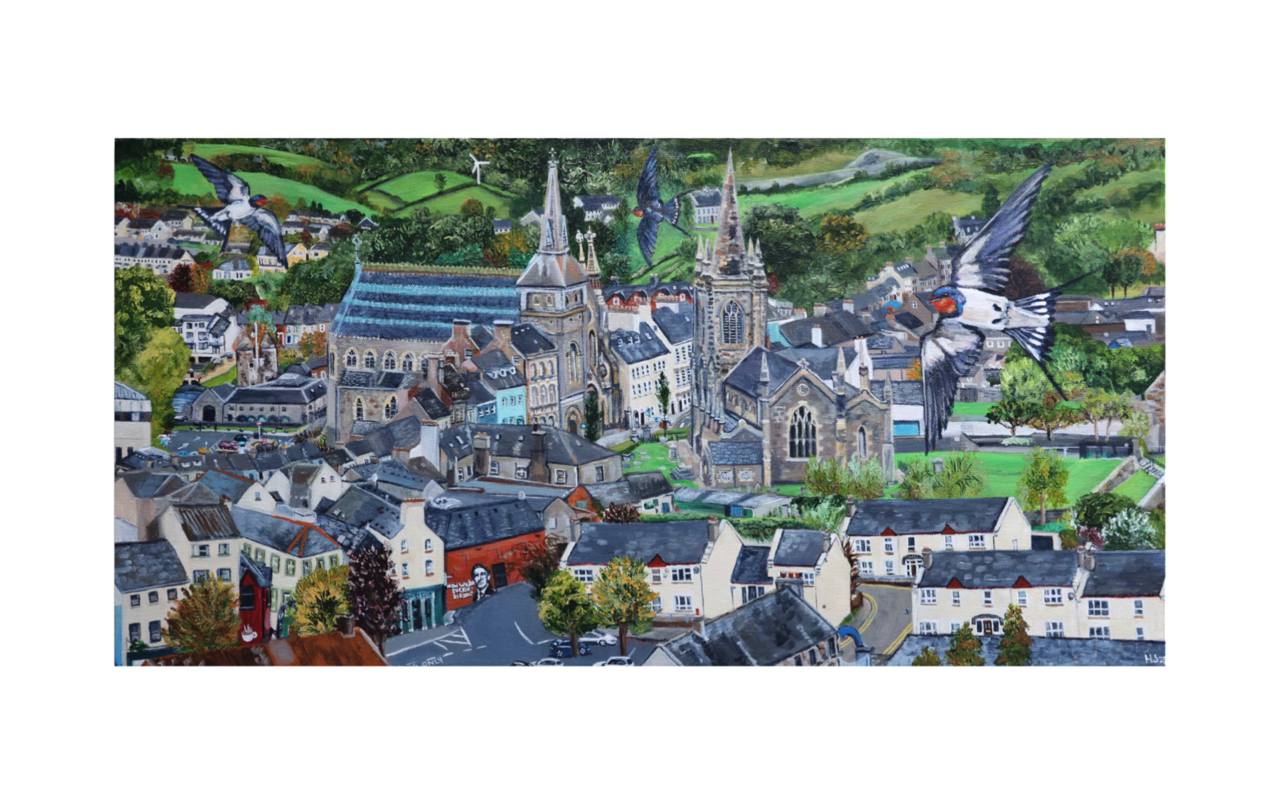 Limited Edition Giclee Print ‘Enniskillen Inspired by The Happy Prince Tale’