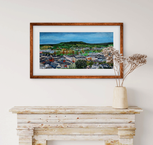 Irish Landscape Giclee Print – Enniskillen Belmore Mountain 'Cole's Monument Part 2' – Limited Edition of 50