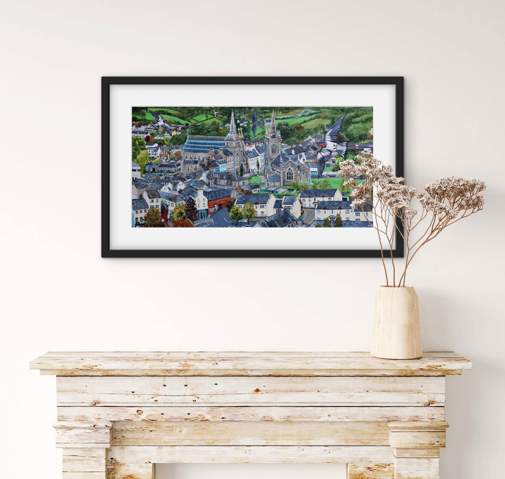 Limited Edition Giclee Print ‘Enniskillen Inspired by The Happy Prince Tale’