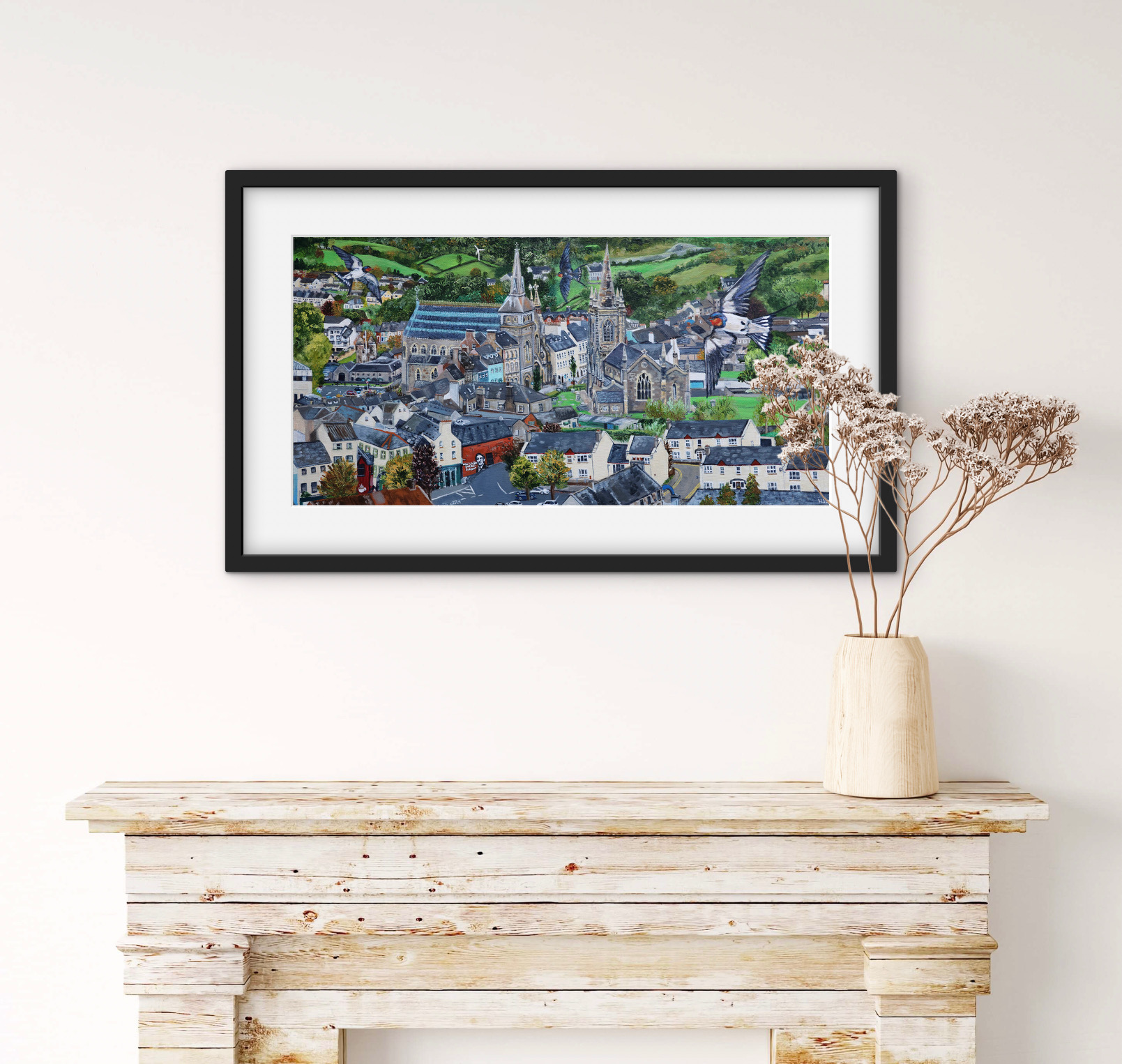 Limited Edition Giclee Print ‘Enniskillen Inspired by The Happy Prince Tale’