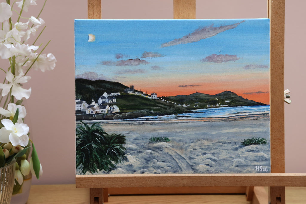 Original Irish Landscape Painting - Narin and Portnoo 'Summer Solstice'