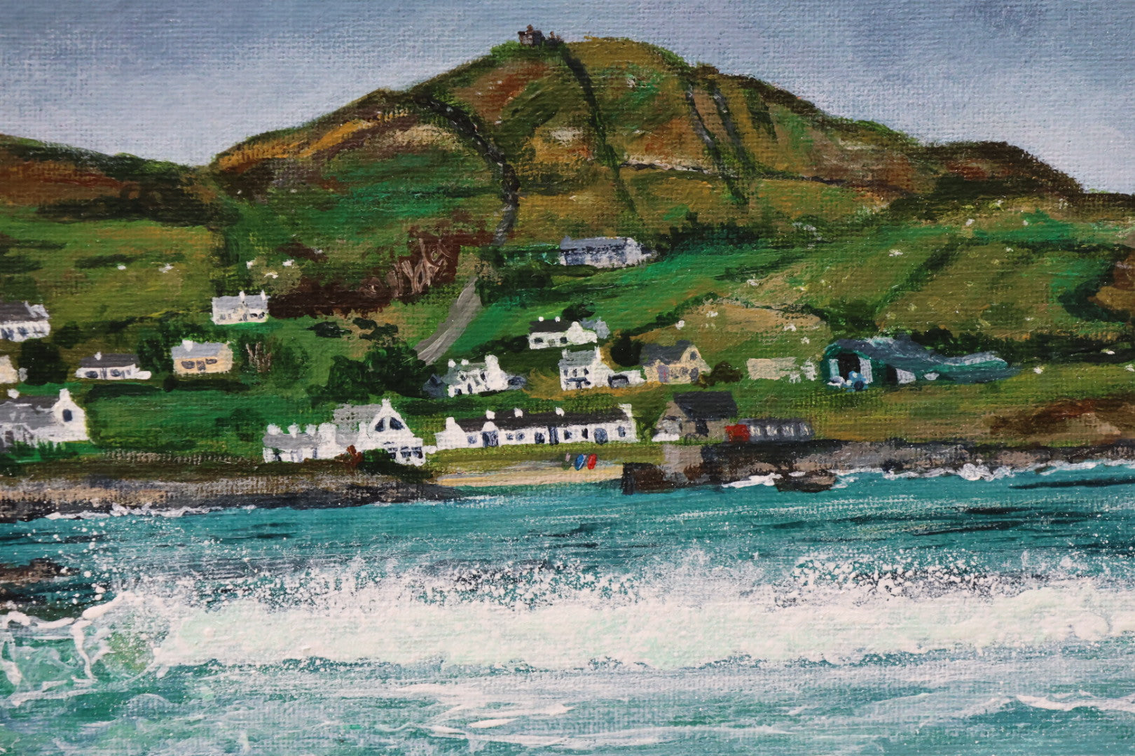 Original Acrylic Painting ‘Winter Shore’