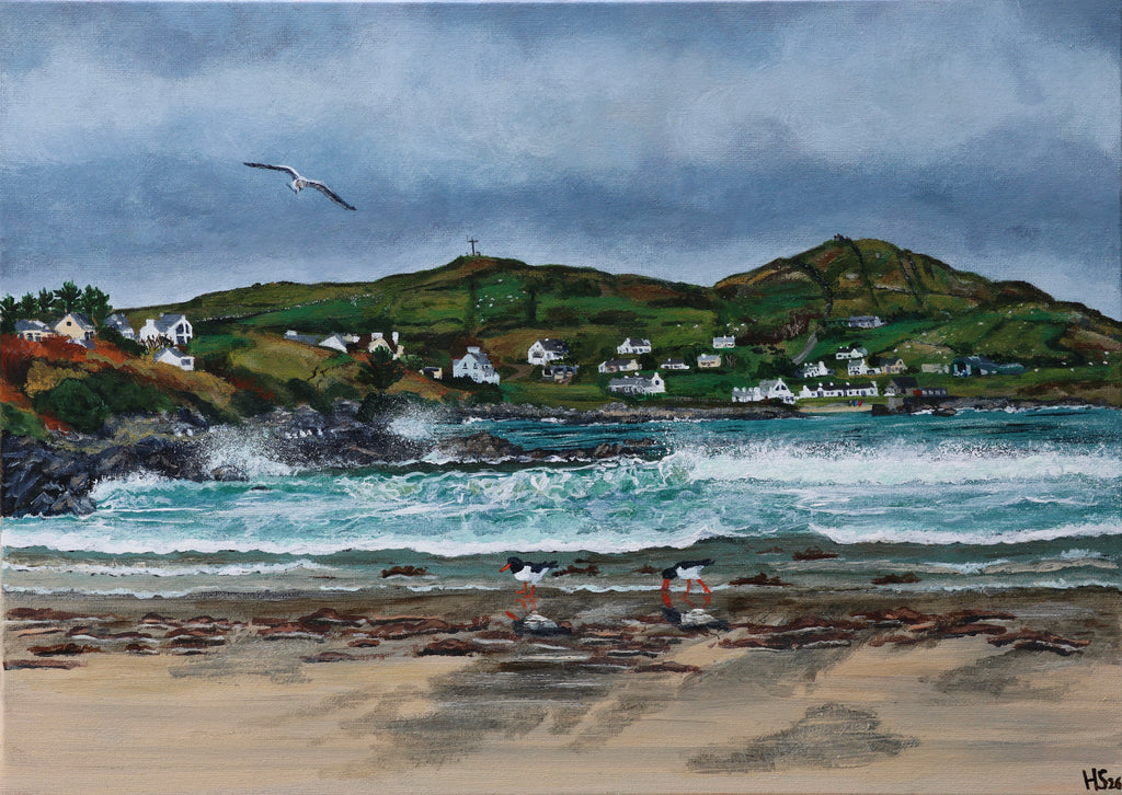 Original Acrylic Painting ‘Winter Shore’