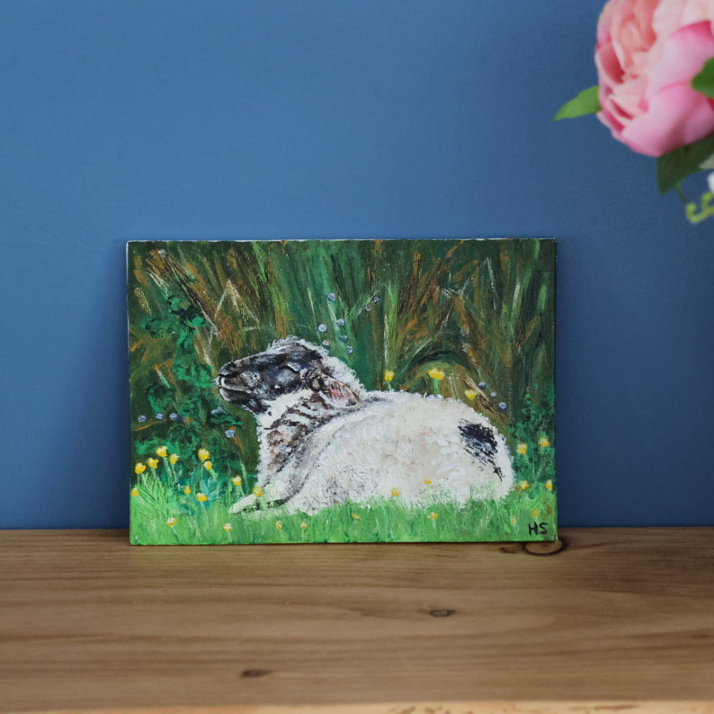Original 7” x 5” Acrylic Painting “Fermanagh Lamb”