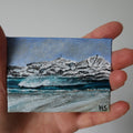 Original Mini Acrylic Painting ‘Snowy Portnoo’