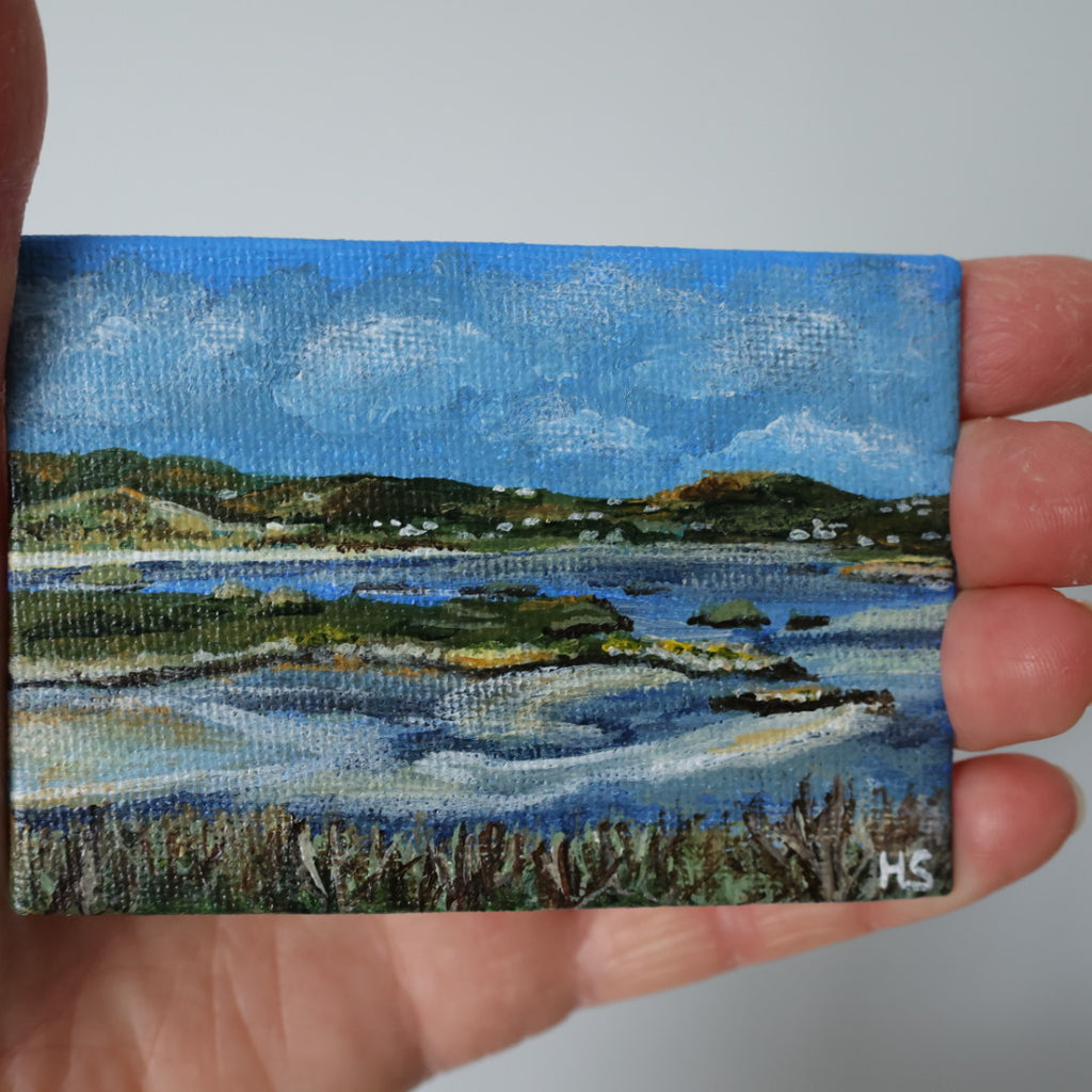 Original Mini Acrylic Painting ‘Gweebarra Estuary’