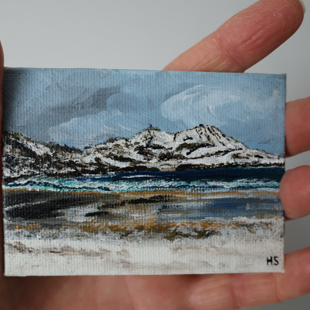 Original Mini Acrylic Painting ‘Winter Portnoo’