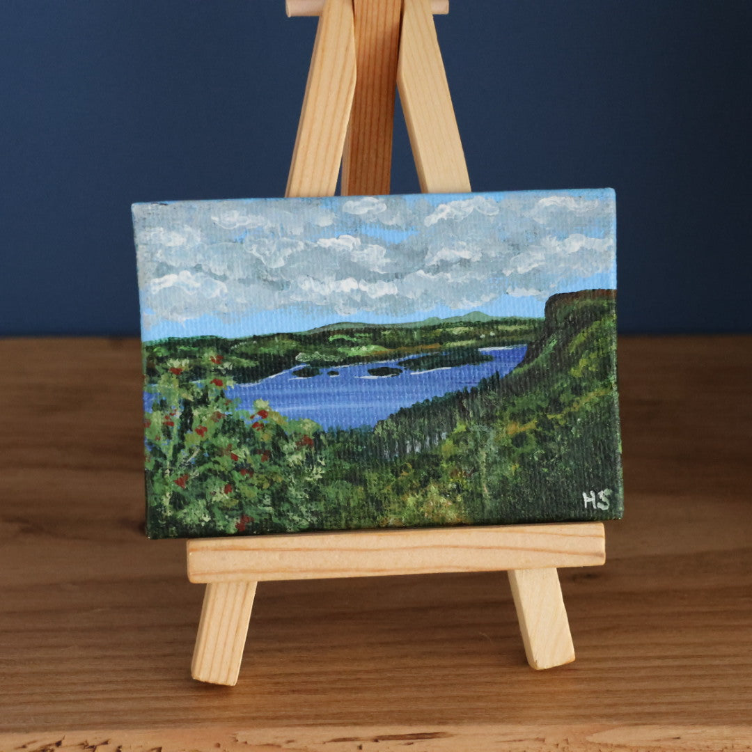 Original Mini Acrylic Painting ‘Magho Cliffs’