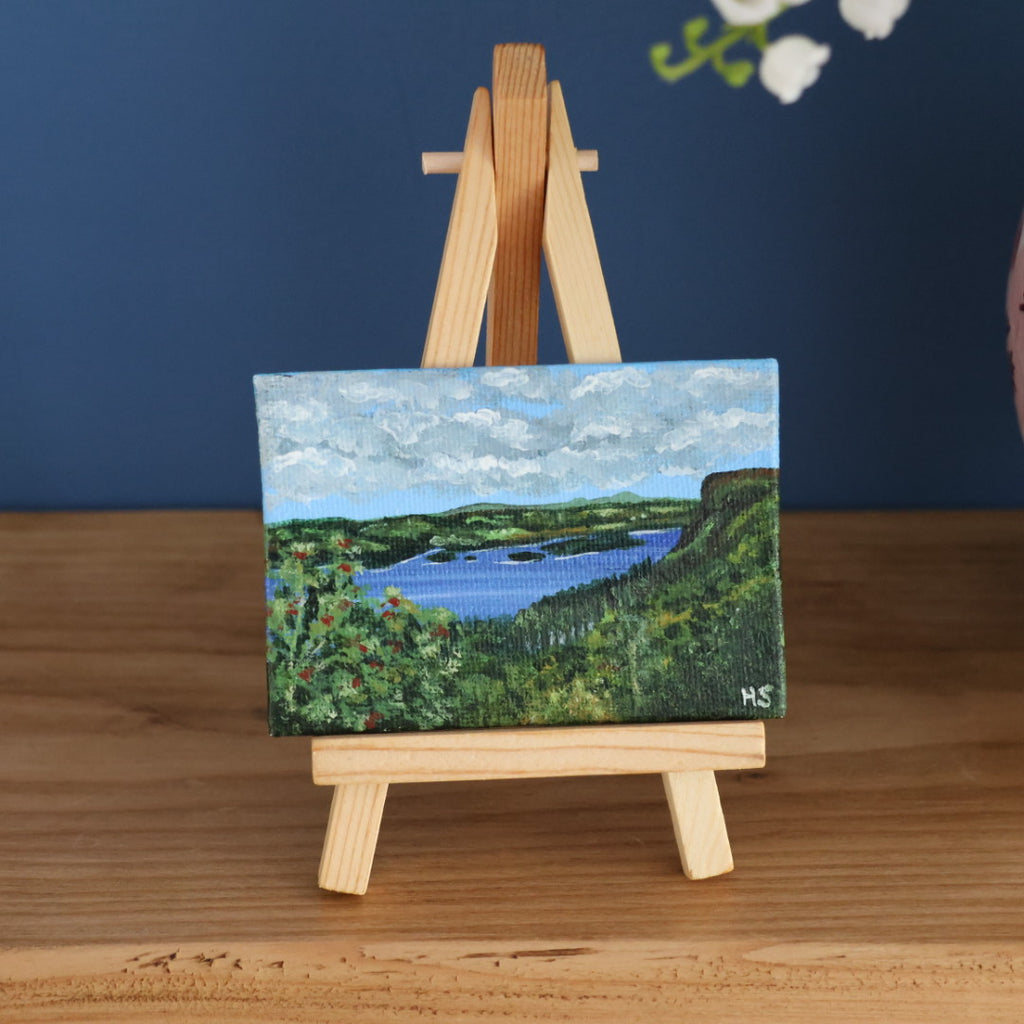 Original Mini Acrylic Painting ‘Magho Cliffs’
