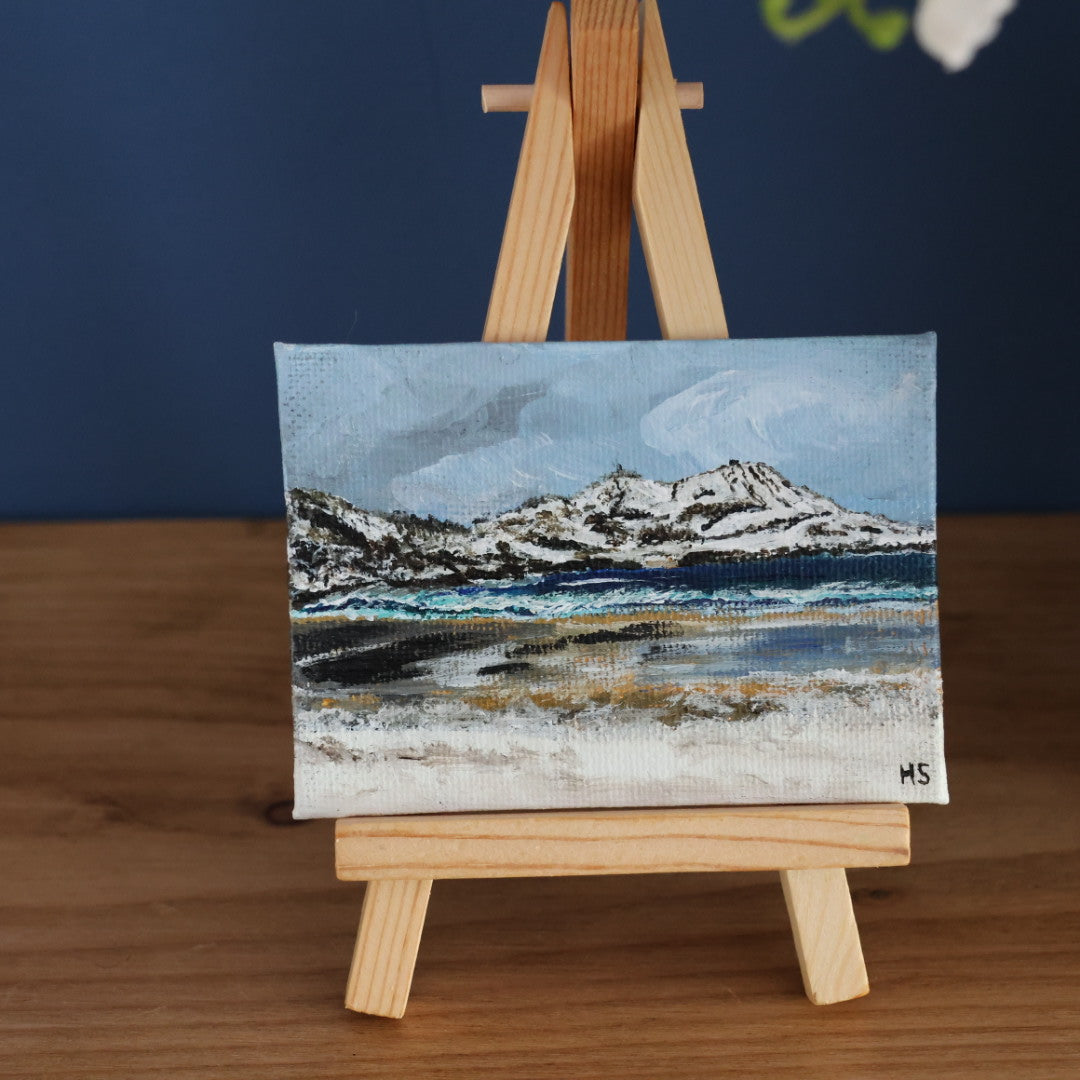 Original Mini Acrylic Painting ‘Winter Portnoo’