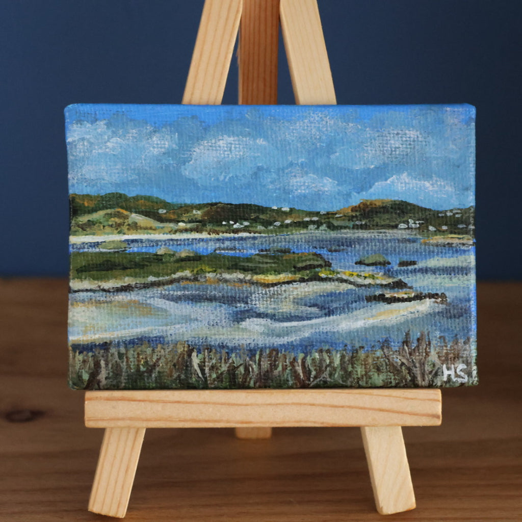 Original Mini Acrylic Painting ‘Gweebarra Estuary’