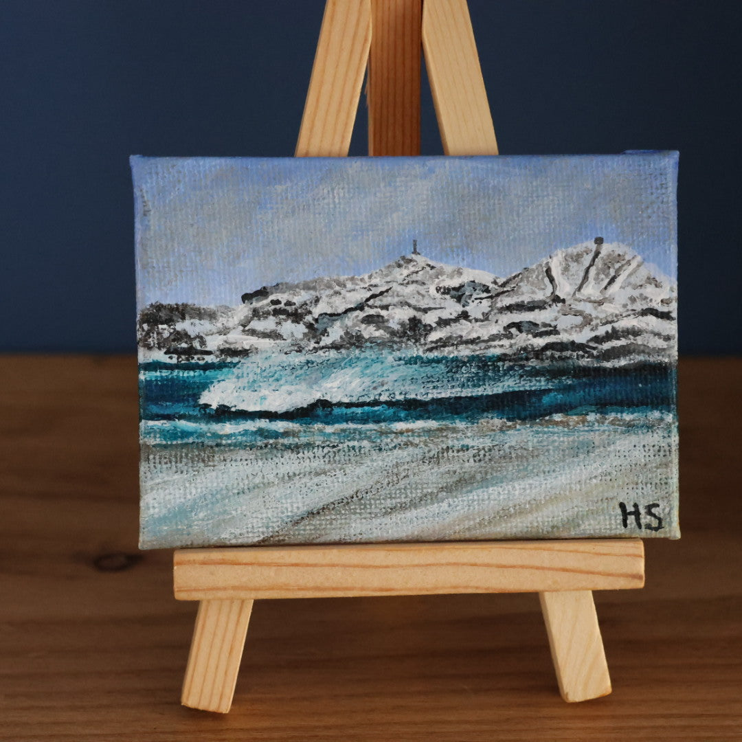 Original Mini Acrylic Painting ‘Snowy Portnoo’