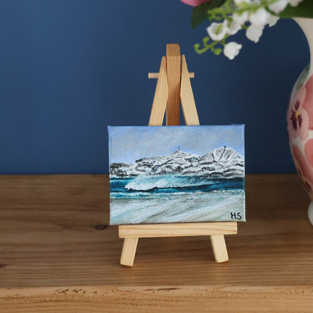 Original Mini Acrylic Painting ‘Snowy Portnoo’