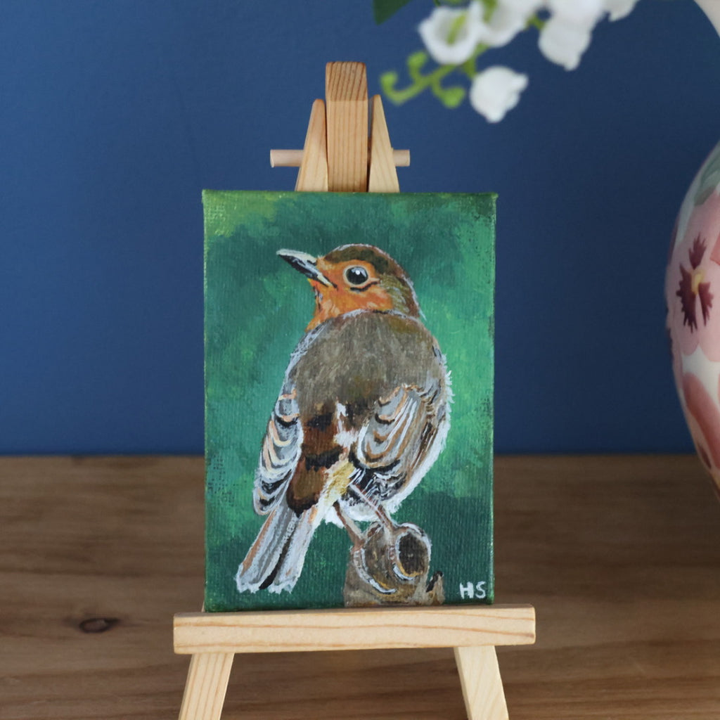 Original Mini Acrylic Painting ‘Robin’