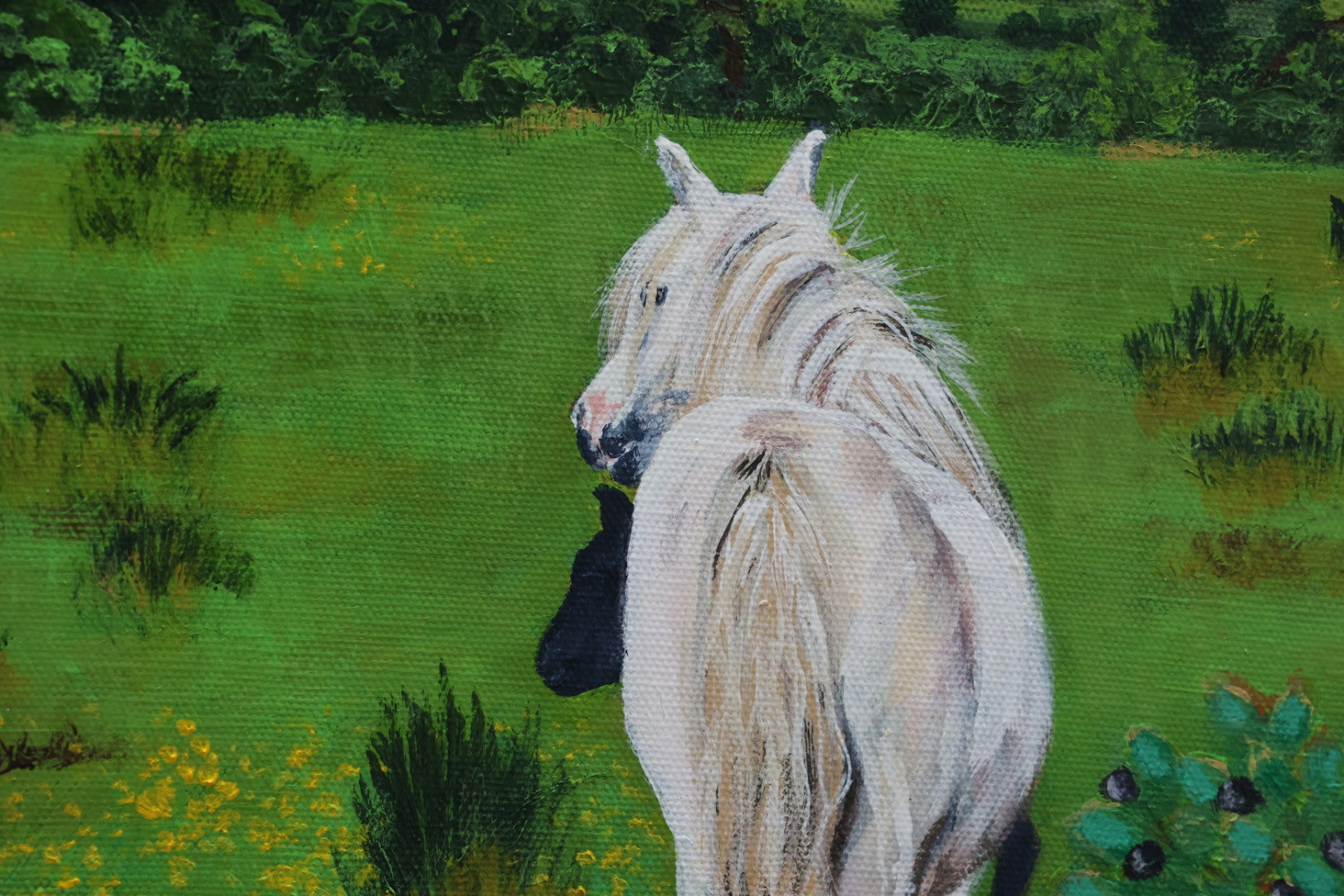 Original Acrylic Painting ‘Bilberry Sunday’