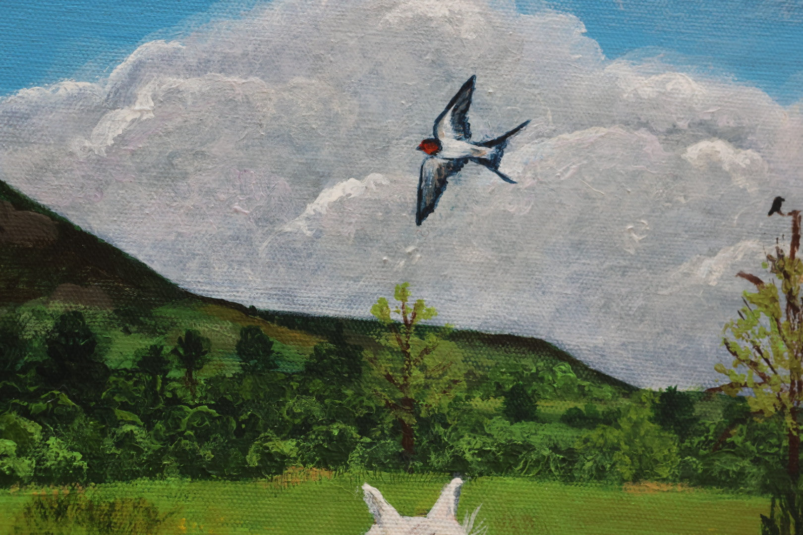 Original Acrylic Painting ‘Bilberry Sunday’