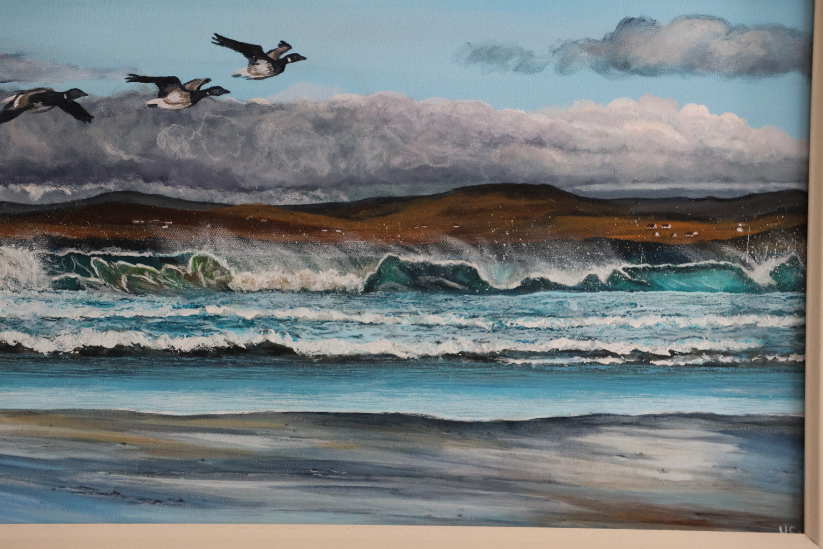 Original Acrylic Painting ‘Wild Atlantic Winter’