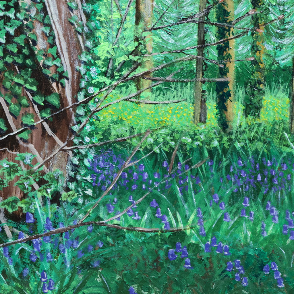 ‘Bluebell Badger’ Giclee Print