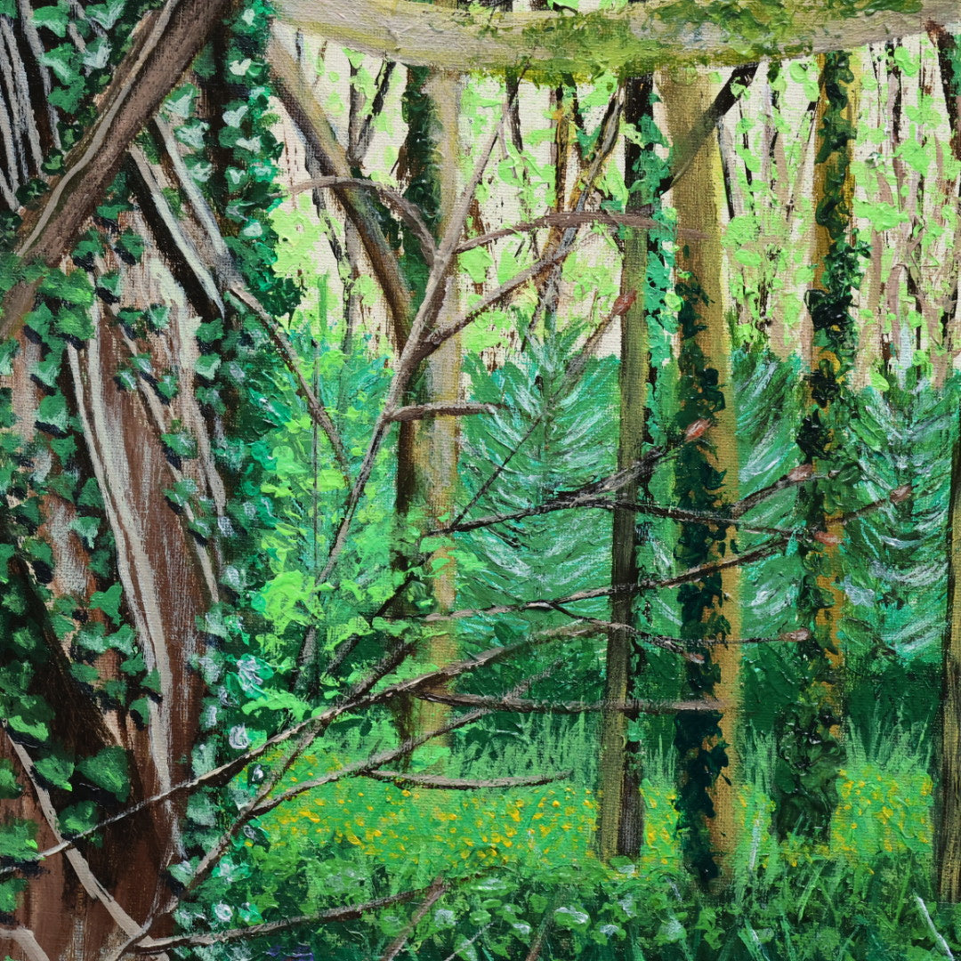 ‘Bluebell Badger’ Giclee Print