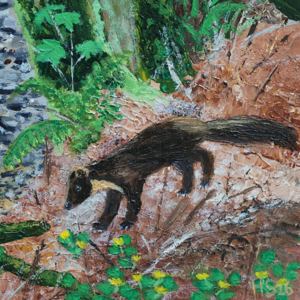 Celandine Pine Marten Print
