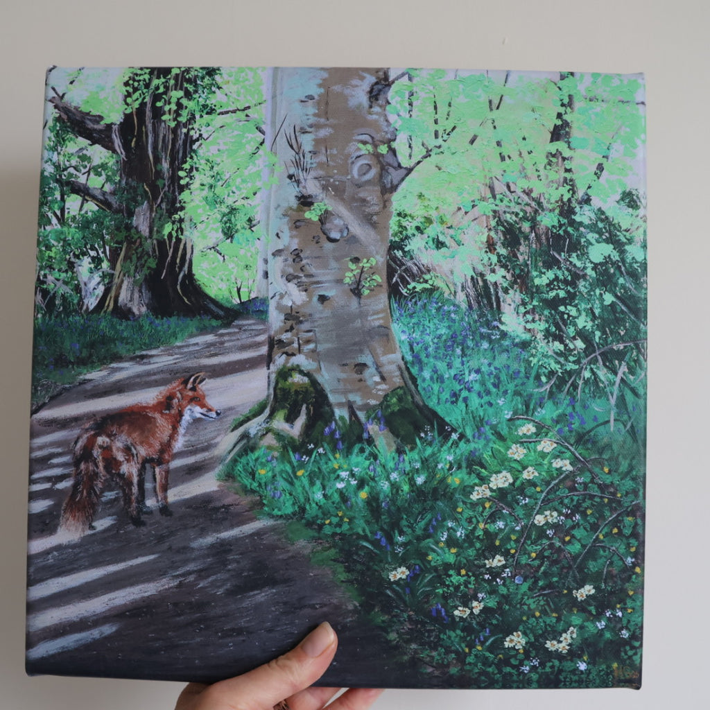 'Primrose Fox' Canvas Print