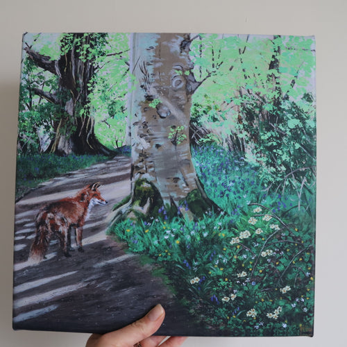 'Primrose Fox' Canvas Print