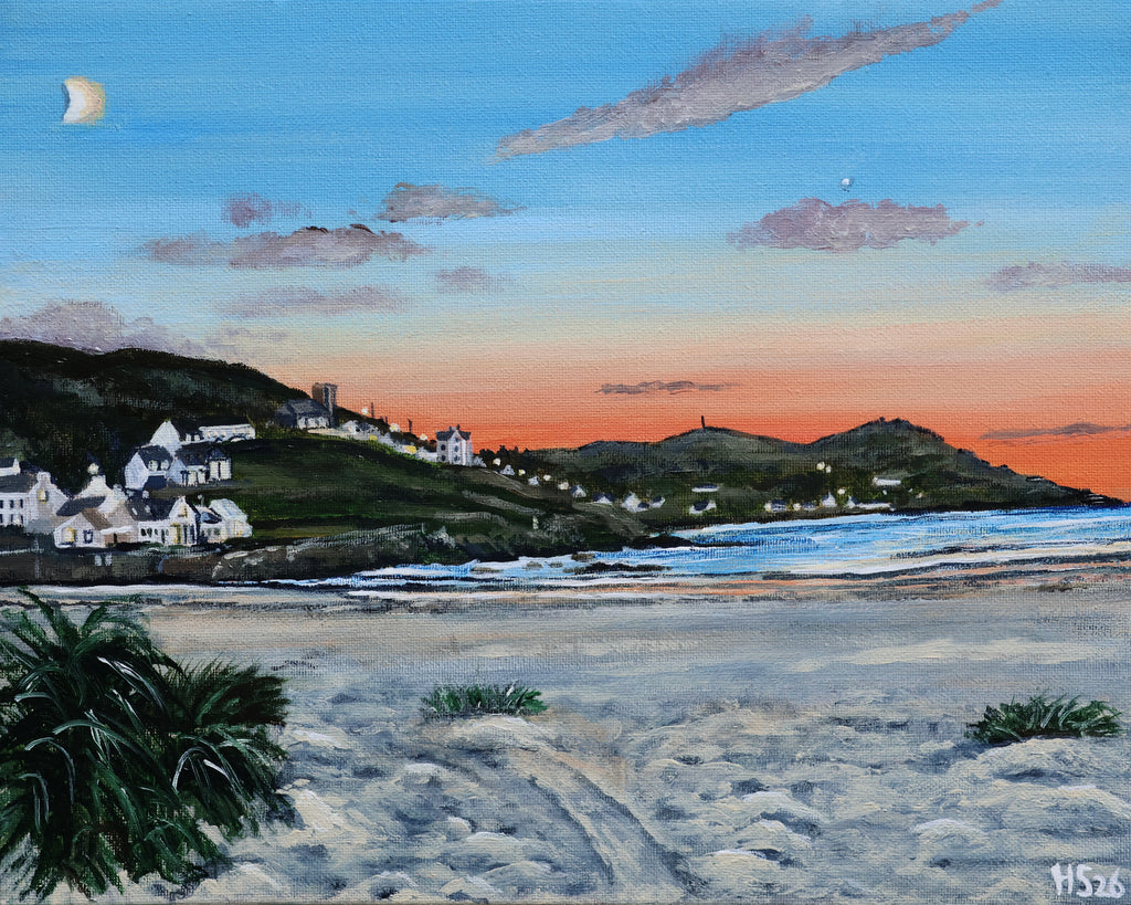 Original Irish Landscape Painting - Narin and Portnoo 'Summer Solstice'
