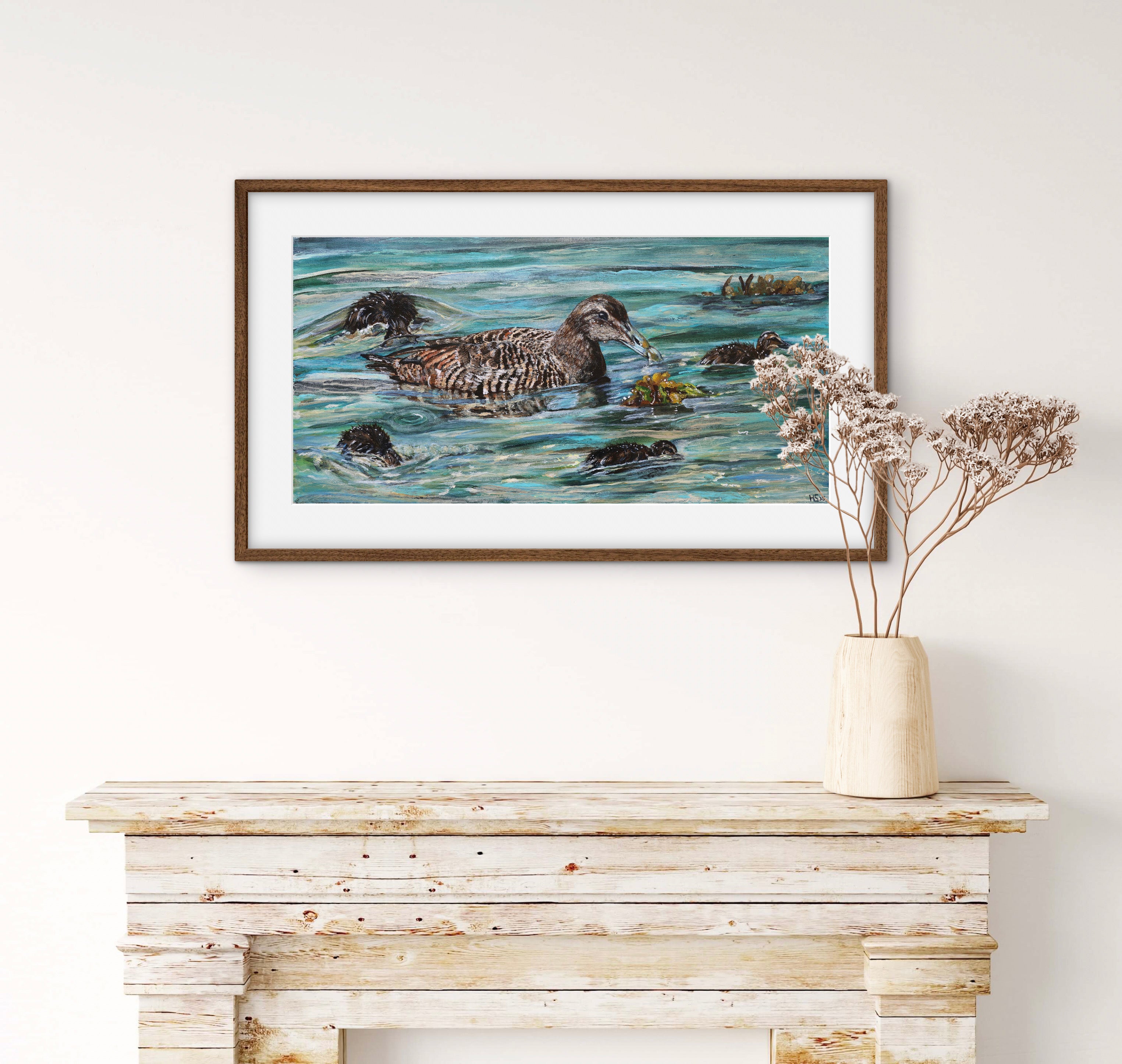 Limited Edition Giclee Print ‘Rathlin Eiders’
