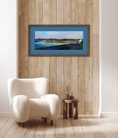 Irish Landscape Giclee Print – Donegal Wild Atlantic Way Narin View – Limited Edition of 50