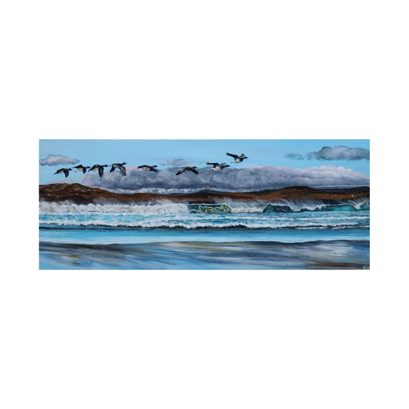 Original Acrylic Painting ‘Wild Atlantic Winter’