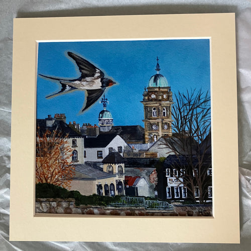 Enniskillen Town Hall Swallow Giclee Print