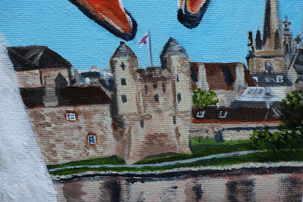 Original Acrylic Painting ‘Swan Love’