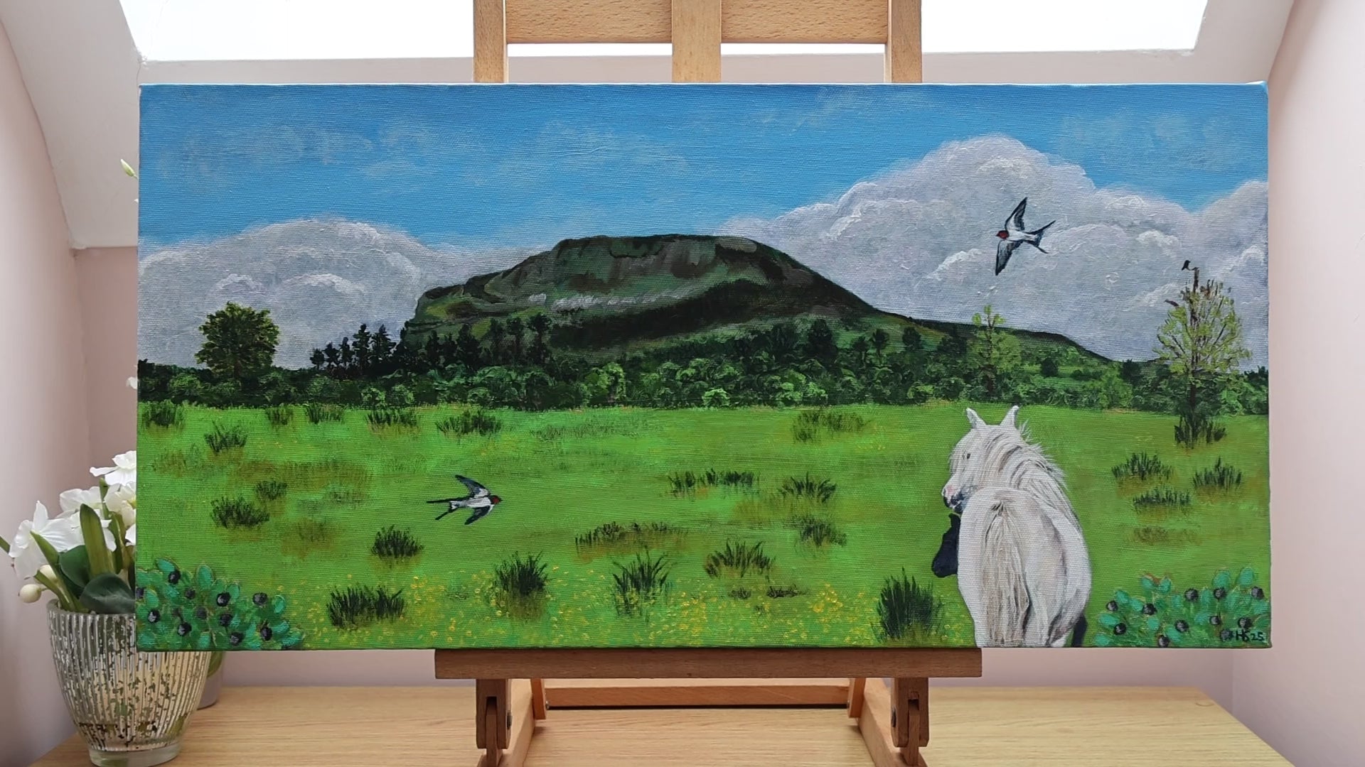 Original Acrylic Painting ‘Bilberry Sunday’